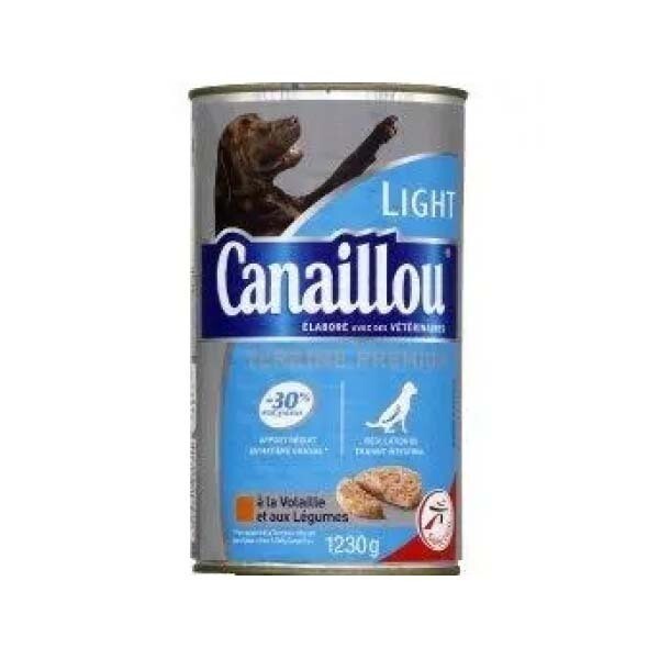 CANAILLOU VOLAILLE AUX LEGUMES POUR CHIEN LIGHT 12X1230G