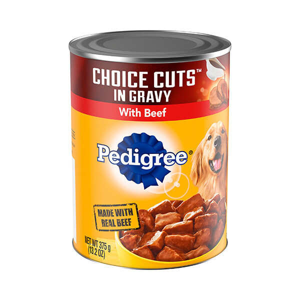 PEDIGREE CHOICE CUTS W/ BEEF 12X13.2OZ