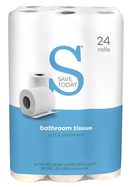 SAVETODAY BATH TISSUE 24X4CT