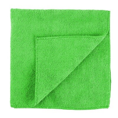 MICROFIBER REUSE UNS CLOTH 16&quot;X16&quot; 24X1CT GREEN