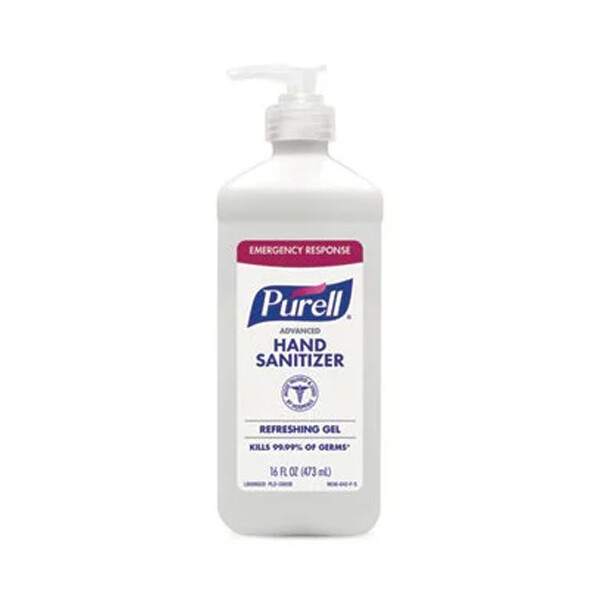 PURELL ADVANCED HAND SANITIZER PUMP BOTTLE 12X16OZ