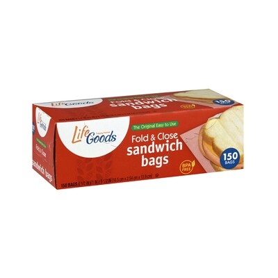 LIFE GOODS SANDWICH BAGS 24X150CT