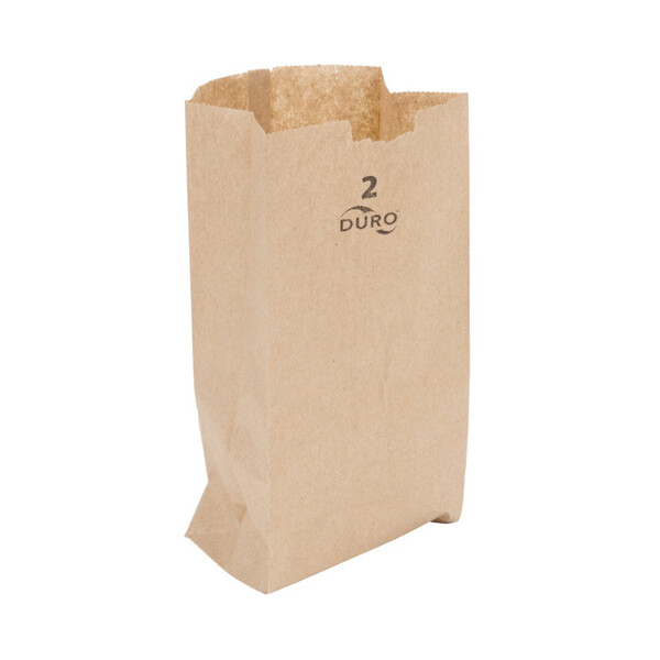 DURO BROWN PAPER BAGS 2# 1X500CT