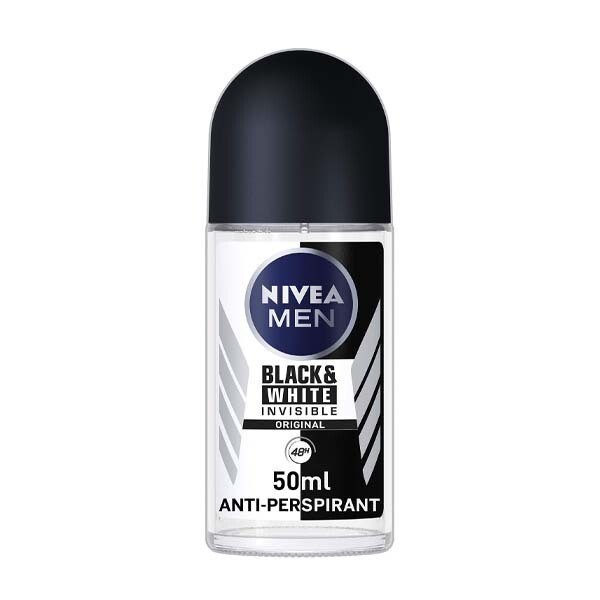 NIVEA ROLL ON BLACK &amp; WHITE INVISIBLE PURE 12X50ML