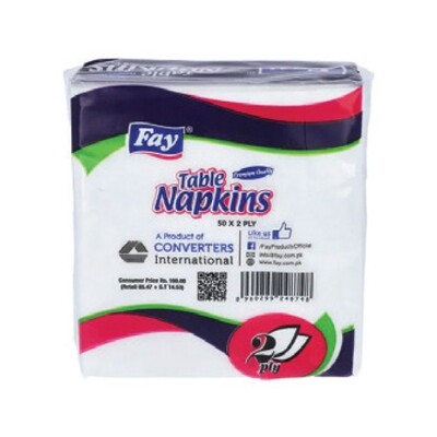 FAY NAPKINS 72X50CT