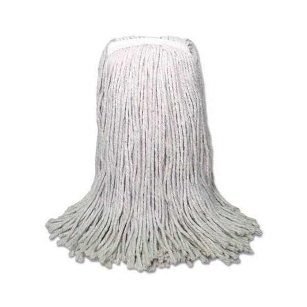 BOARDWALK MOP HEAD COTTON CUT-END WHITE 16OZ 12X1CT (BWK CM20016)