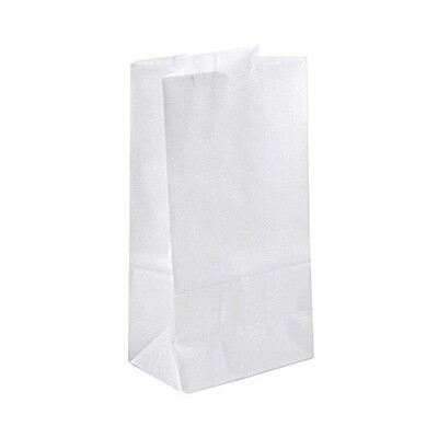 AJM WHITE PAPER BAG 10# 1X500CT