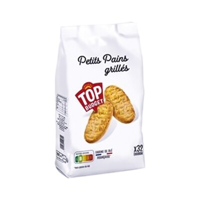 TOP BUDGET PETIT PAINS GRILLES 14X400G