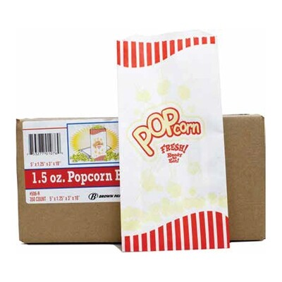 FRESH POPCORN BAGS 350X1.5OZ