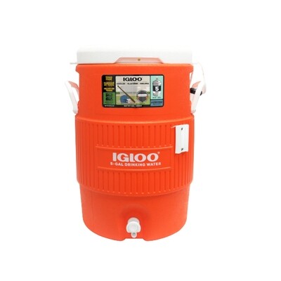IGLOO SEAT TOP COOLER ORANGE 5GAL 2CT