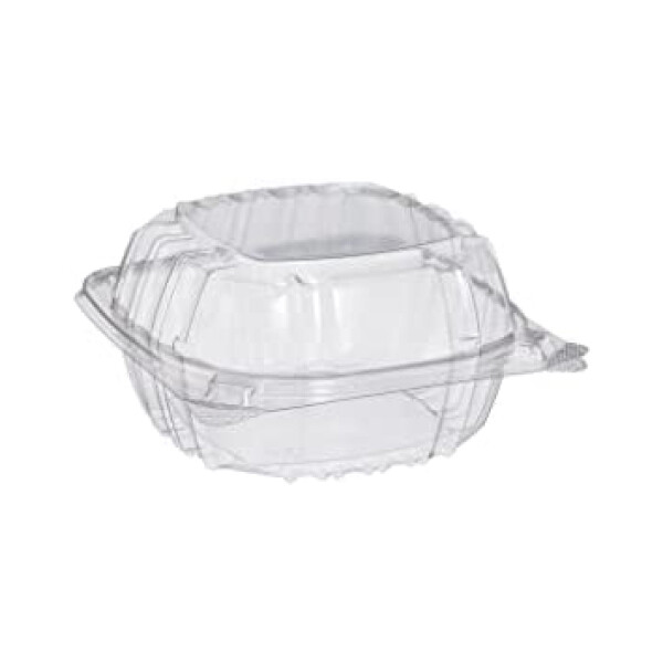 DART 6" CLEAR HINGED LID FOOD CONTAINER 4X125CT