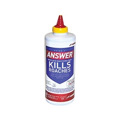 JTEATON BORIC ACID KILLS ROACHES 12X16OZ
