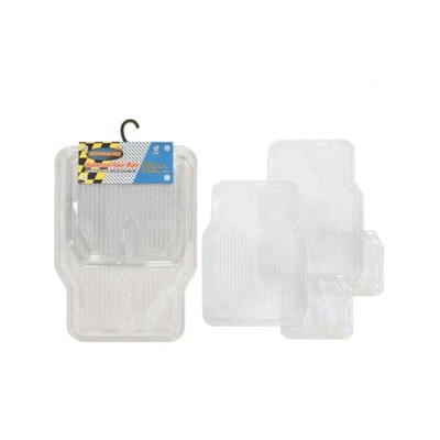 HERCULES FLOOR MAT TRANSPARENT 1SET