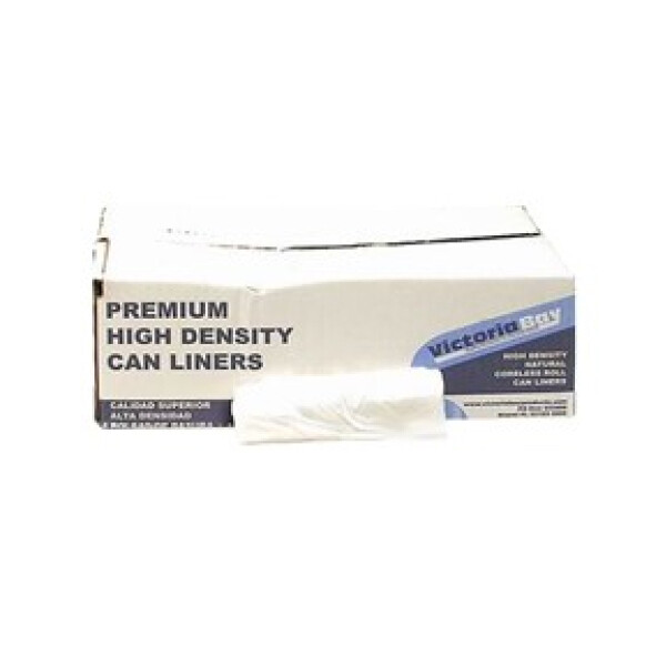 VIC. BAY CAN LINER HD 7-10GAL CLEAR 1000CT (#061962)