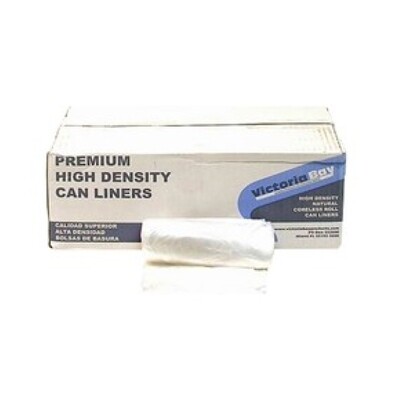 VIC. BAY CAN LINER HD 15GAL CLEAR 1000CT (061967)