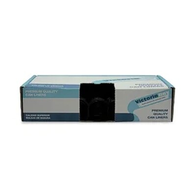 VIC. BAY CAN LINER HD 33GAL BLACK 10X10CT