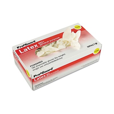 LATEX GLOVES POWDERED X-LARGE 10X100CT (GEN8970XL)