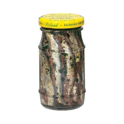 ROLAND SILVERSKIN ANCHOVIES JAR 12X4.2OZ
