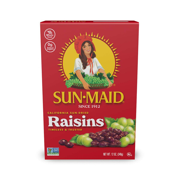 SUN-MAID RAISINS 12X12OZ