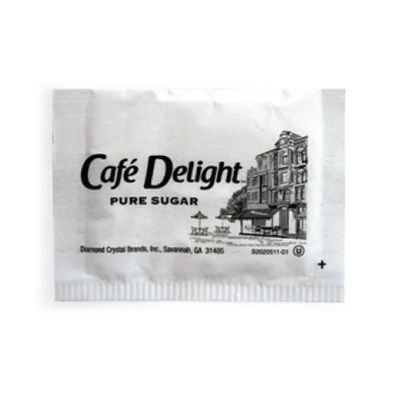 CAF� DELIGHT PURE SUGAR PACKETS 1000X0.1OZ