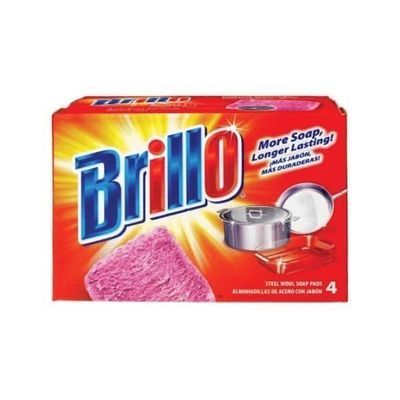 BRILLO SOAP PAD RED SPONGES 12X4CT