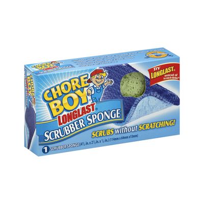 CHORE BOY LONG LAST SCRUB 72X1CT