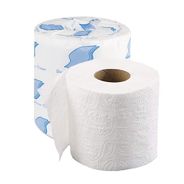 GEN 500 BATHROOM TISSUE WHITE 2-PLY 500 SHEETS 96X1RL