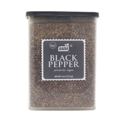 BADIA PEPPER GROUND BLACK CAN 12X4OZ