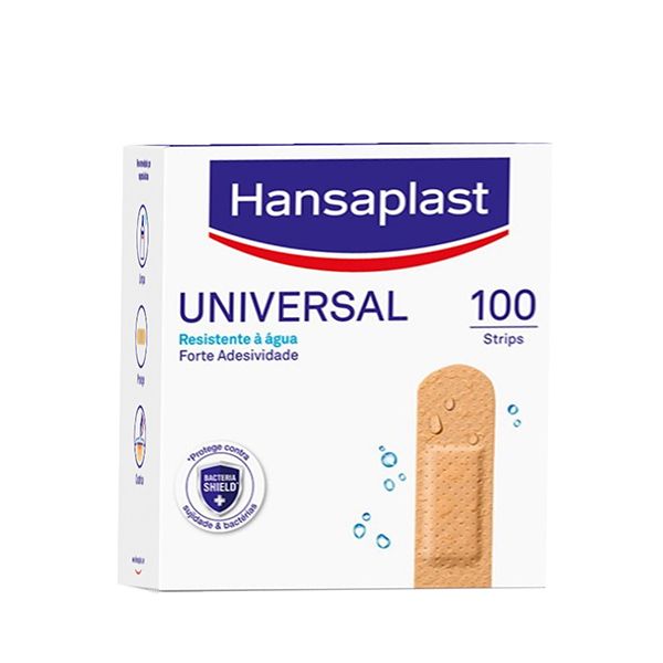 HANSAPLAST STANDARD TRANSPARENT BAND-AID 12X100CT