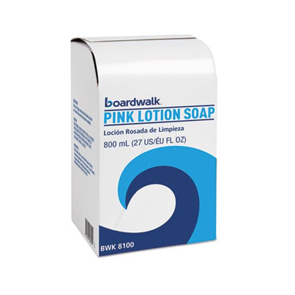 D-BOARDWALK PINK LOTION SOAP REFILL 12X800ML