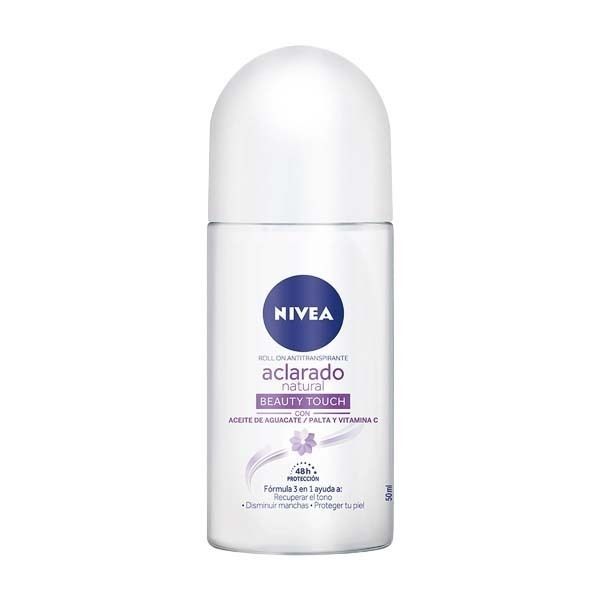 NIVEA ROLL ON ACLARADO NATURAL BEAUTY 12X50ML