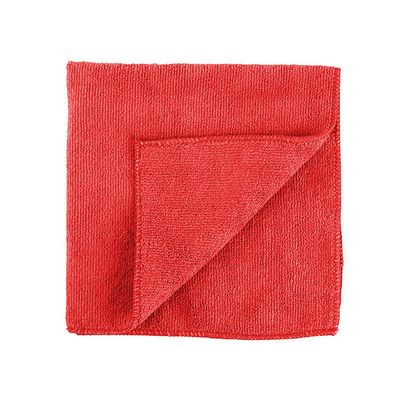 MICROFIBER REUSE UNS CLOTH 16&quot;X16&quot; 24X1CT RED