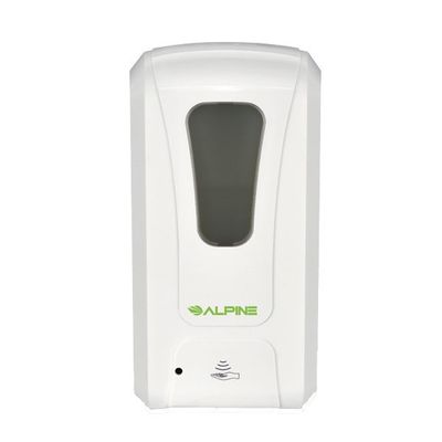 D-ALPHINE SANITIZER/SOAP DISPENSER WHITE 1CT
