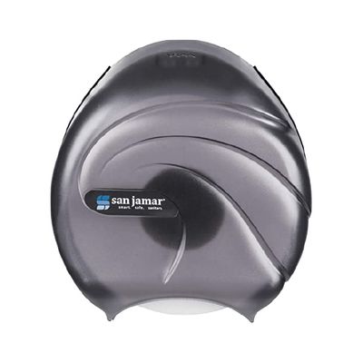 SAN JAMAR 9&quot; JUMBO BATH TISSUE BLACK DISPENSER 1CT