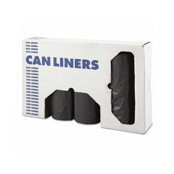 BOARDWALK CAN LINER LD 33GAL BLACK 100CT (BWK516)