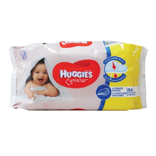HUGGIES UNISTAR BABY WIPES 10X56CT