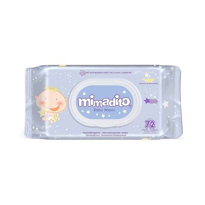 MIMADITO BABY WIPES CHAMOMILE 12X72CT