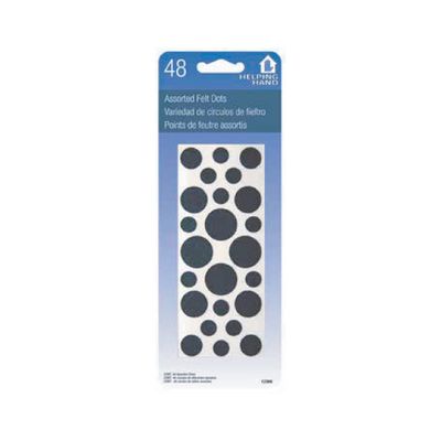 HELPING HAND ASSORTED FELT DOTS 3X1CT