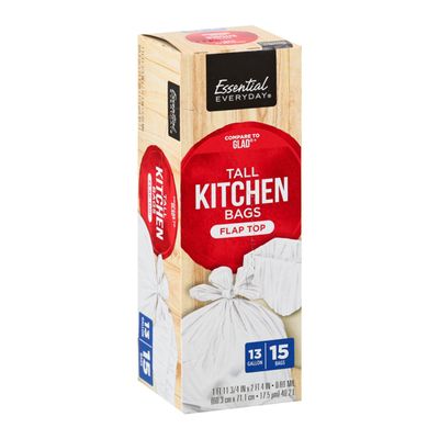 ESSENTIAL-DAY TALL KITCHEN BAG 13GAL 12X15CT