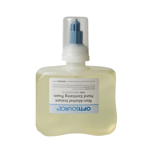 OPTISOURCE NON-ALCOHOL FOAM HAND SANITIZING REFILL 4X1250ML