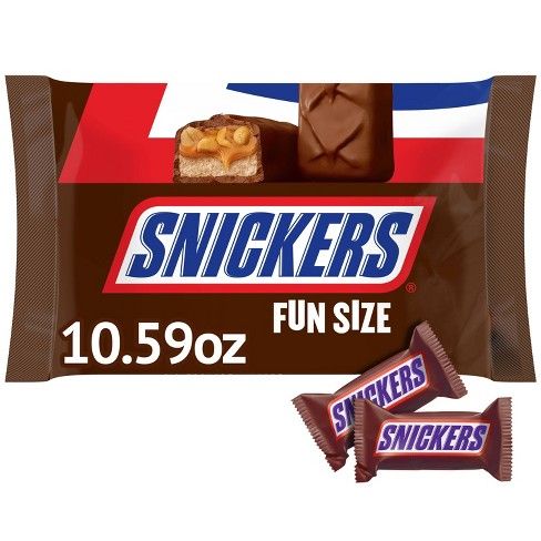 SNICKERS CHOCOLATE FUN SIZE 18X10.59OZ