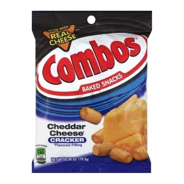 COMBOS CHEDDAR CHEESE CRACKERS 18X1.7OZ