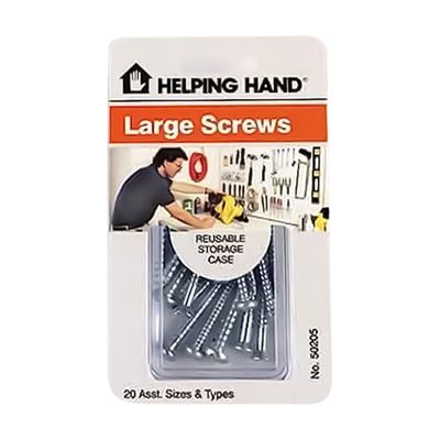 HELPING HAND ASSORTED LARGE SCREWS 3X1CT