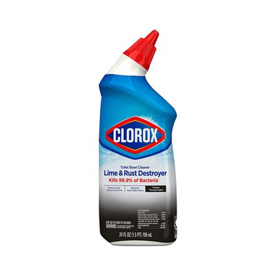 CLOROX TOILET BOWL CLEANER TOUGH STAIN REMOVER 12X24OZ