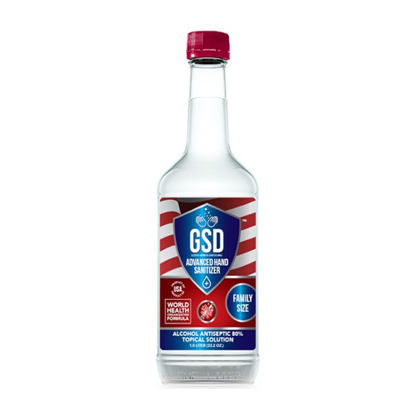 GSD ADVANCE HAND SANITIZER 12X1LT