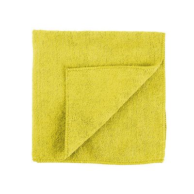 MICROFIBER REUSE UNS CLOTH 16&quot;X16&quot; 24X1CT YELLOW