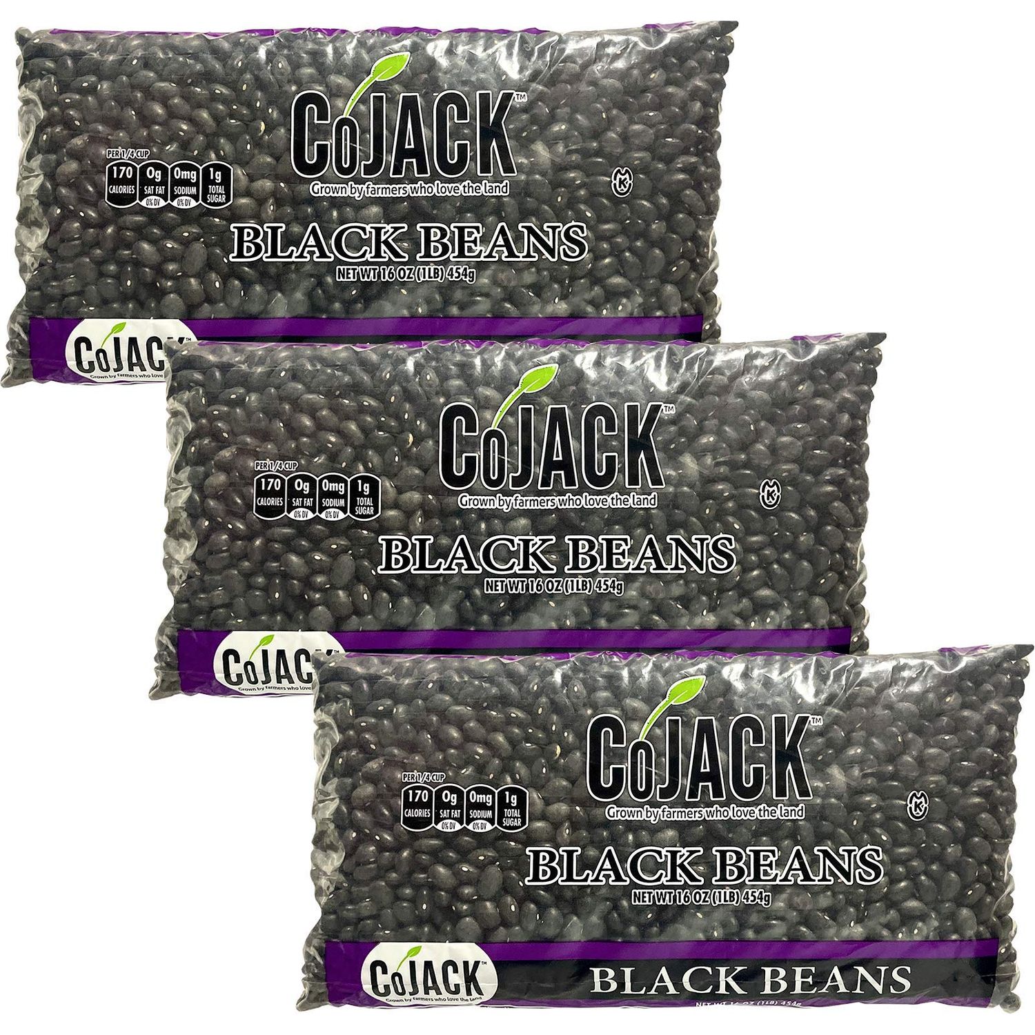 COJACK BLACK BEANS 24X16OZ