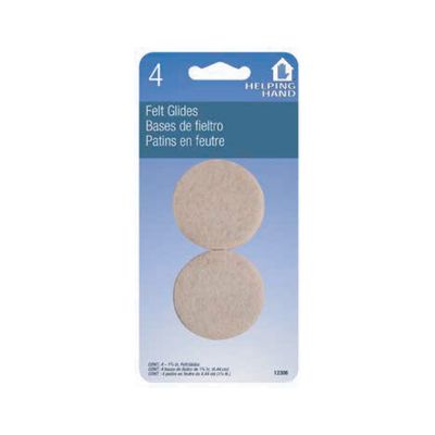 HELPING HAND LARGE FELT GLIDES 3X1CT