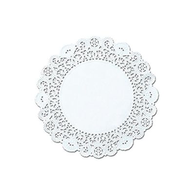 BROOKLACE 8&quot; ROUND DOILY LACES 500CT #LA908