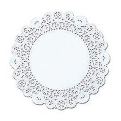 BROOKLACE 4&quot; ROUND DOILY LACES 1000CT #LA904